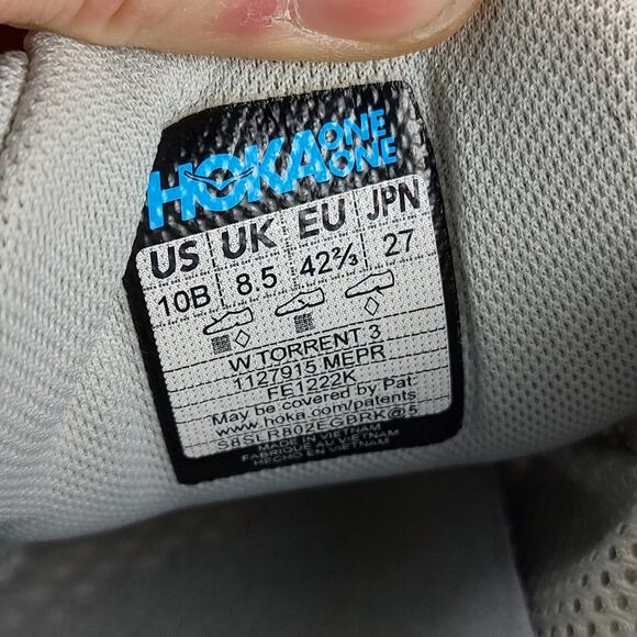 Hoka One One Torrent 3 1127915 MEPR Trail Running Sneakers Women - Sz 10B - Picture 8 of 9